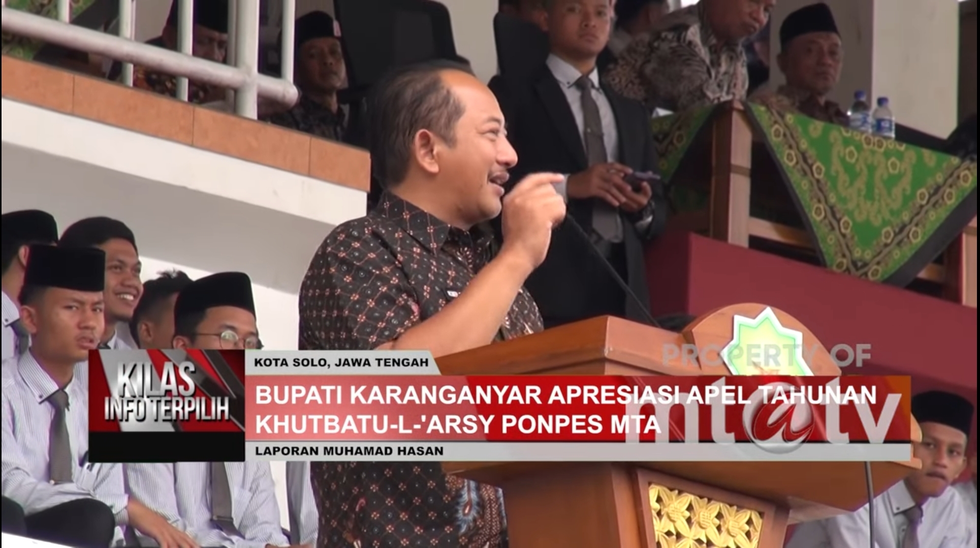 Bupati Karanganyar Apresiasi Kegiatan Ponpes MTA